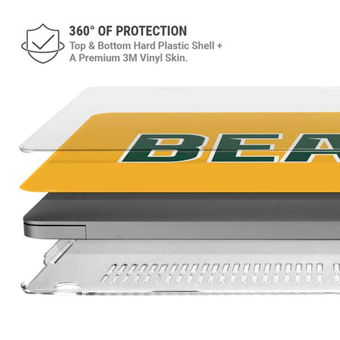 Baylor University Bears MacBook Pro 14in (2021-24) Case plus Skin