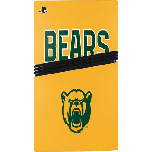 Baylor University Bears PS5 Pro Disk Bundle Skin