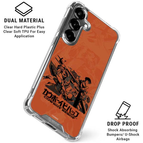 Cowboy Bebop Bebop Crew Galaxy S26 Clear Case