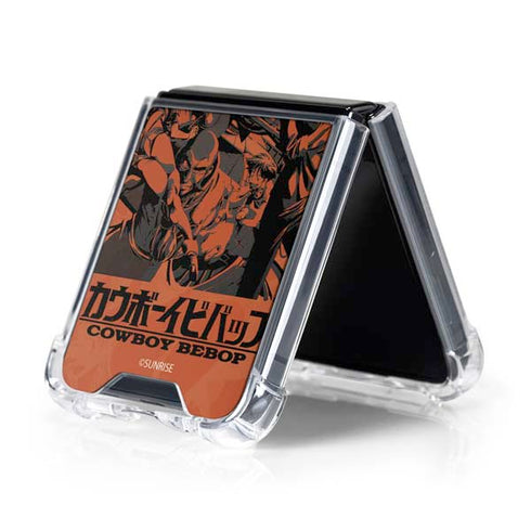 Cowboy Bebop Bebop Crew Galaxy Z Flip5 5G Clear Case