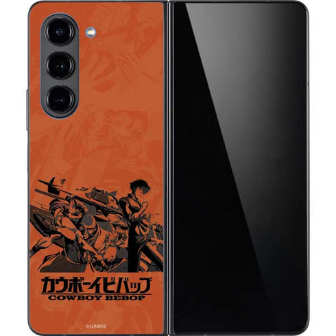 Cowboy Bebop Bebop Crew Galaxy Z Fold5 5G Skin