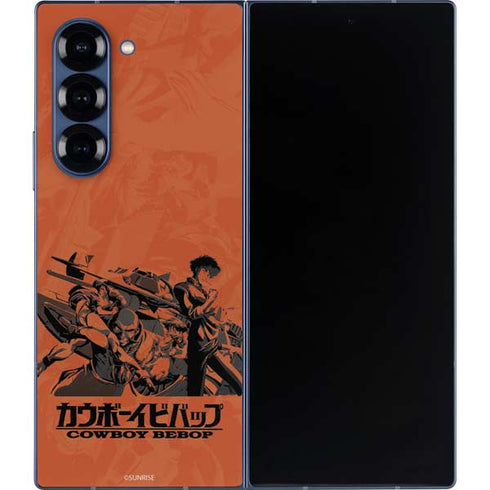 Cowboy Bebop Bebop Crew Galaxy Z Fold6 Skin