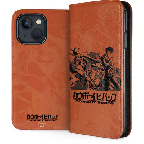 Cowboy Bebop Bebop Crew iPhone 14 Folio Case