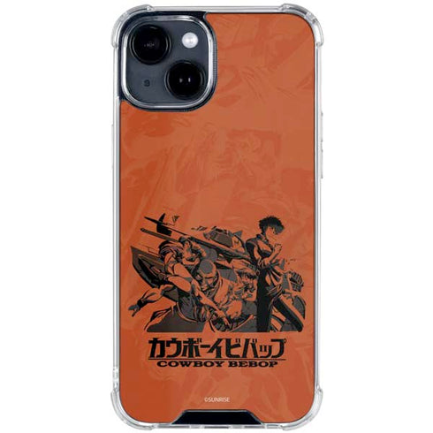 Cowboy Bebop Bebop Crew iPhone 15 Clear Case