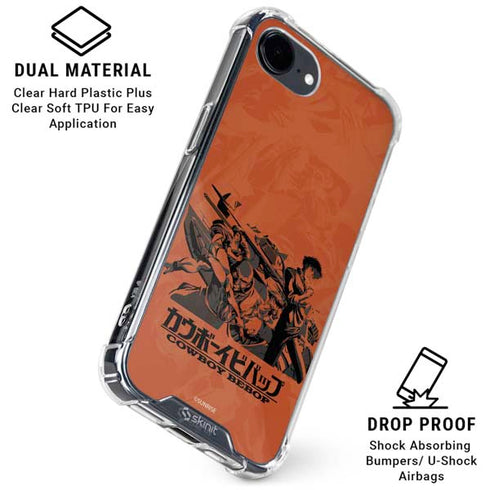 Cowboy Bebop Bebop Crew iPhone 16e Clear Case