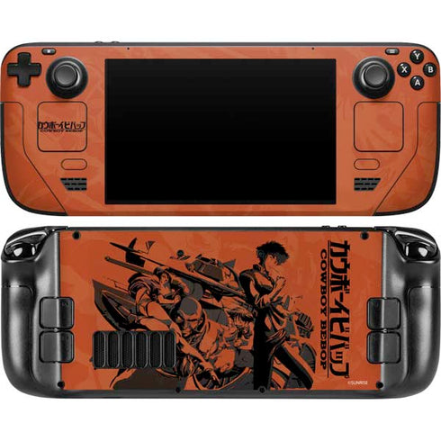 Cowboy Bebop Bebop Crew Steam Deck Handheld Gaming Computer OLED Skin