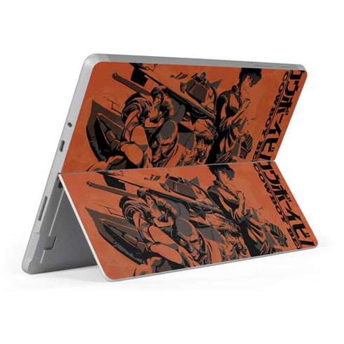 Cowboy Bebop Bebop Crew Surface Go Skin