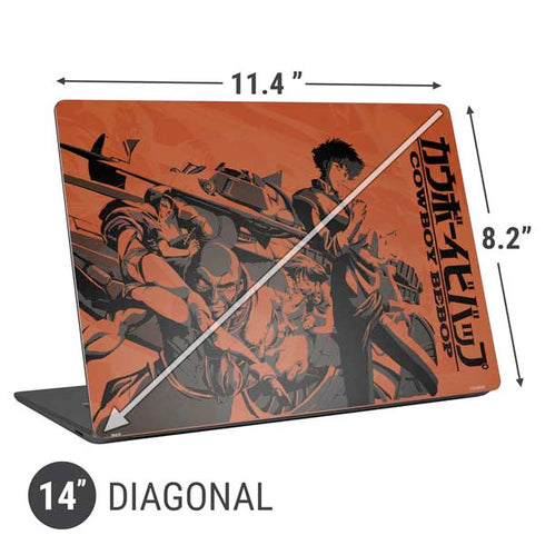 Cowboy Bebop Bebop Crew Universal Laptop 14in (11.4 x 8.2in) Skin