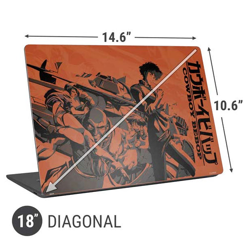 Cowboy Bebop Bebop Crew Universal Laptop 18in (14.6 x 10.6in) Skin