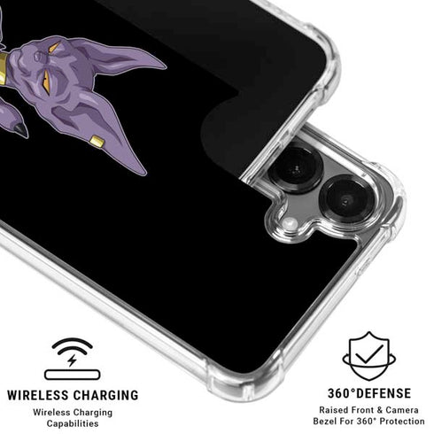 Dragon Ball Super Beerus Portrait Galaxy S26 Clear Case