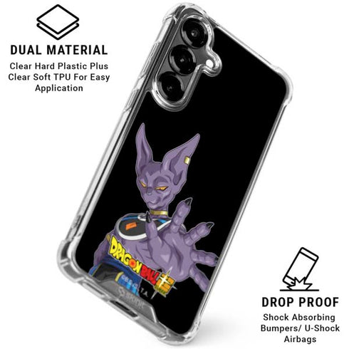 Dragon Ball Super Beerus Portrait Galaxy S26 Plus Clear Case