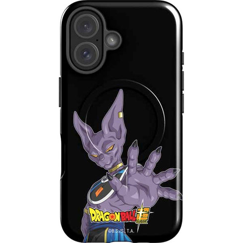 Dragon Ball Super Beerus Portrait iPhone 16 Magsafe Impact Case
