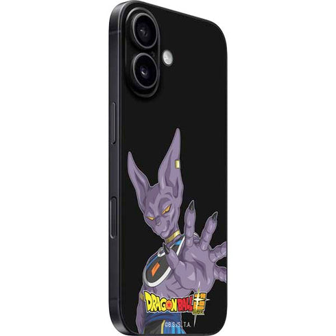 Dragon Ball Super Beerus Portrait iPhone 16 Skin