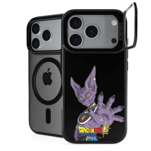 Dragon Ball Super Beerus Portrait iPhone 18 Pro Kickstand Case