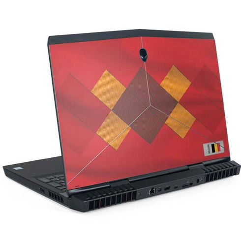 Belgium Soccer Flag Dell Alienware Skin