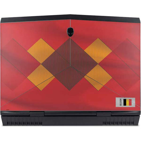 Belgium Soccer Flag Dell Alienware Skin