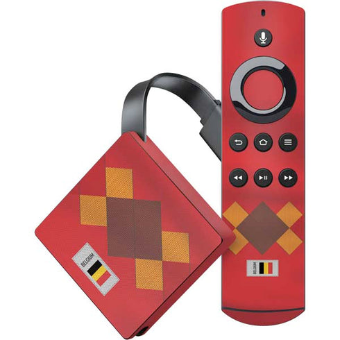 Belgium Soccer Flag Amazon Fire TV Skin