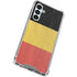 Belgium Flag Distressed Galaxy A16 5G Clear Case