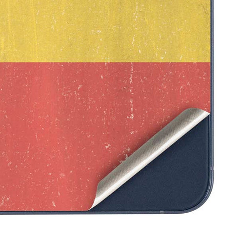 Belgium Flag Distressed Galaxy A35 5G Skin