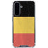 Belgium Flag Distressed Galaxy A36 5G Clear Case