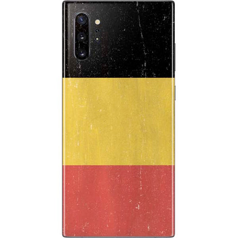 Belgium Flag Distressed Galaxy Note 10 Plus Skin