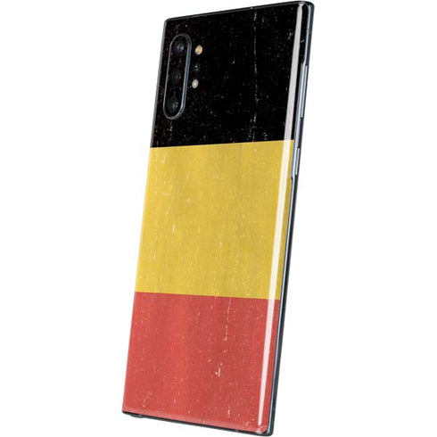 Belgium Flag Distressed Galaxy Note 10 Plus Skin