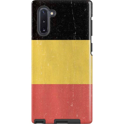 Belgium Flag Distressed Galaxy Cases