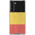 Belgium Flag Distressed Galaxy S24 FE Clear Case