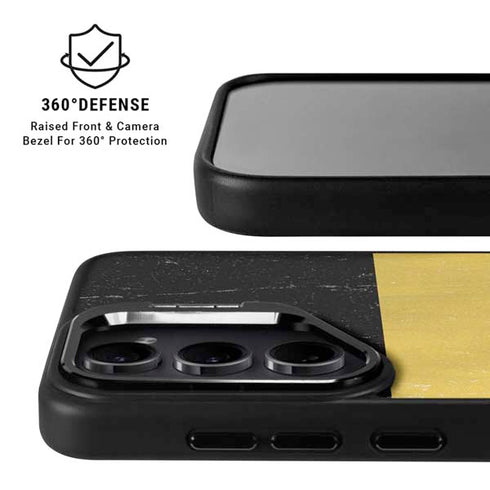 Belgium Flag Distressed Galaxy S24 FE Kickstand Case