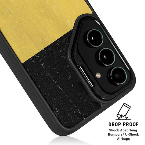 Belgium Flag Distressed Galaxy S24 Kickstand Case
