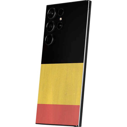 Belgium Flag Distressed Galaxy S25 Ultra Skin