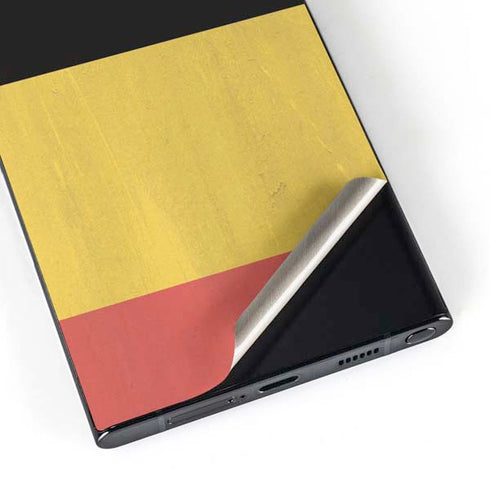 Belgium Flag Distressed Galaxy S24 Ultra Skin