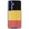 Belgium Flag Distressed Galaxy S25 Clear Case