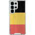 Belgium Flag Distressed Galaxy S25 Ultra Clear Case