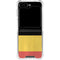 Belgium Flag Distressed Galaxy Z Flip6 Clear Case