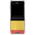 Belgium Flag Distressed Galaxy Z Flip6 Clear Case