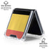 Belgium Flag Distressed Galaxy Z Flip6 Clear Case