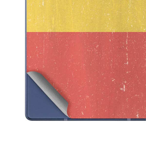 Belgium Flag Distressed Galaxy Z Fold6 Skin