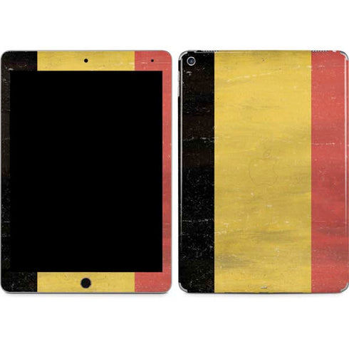 Belgium Flag Distressed iPad Skins