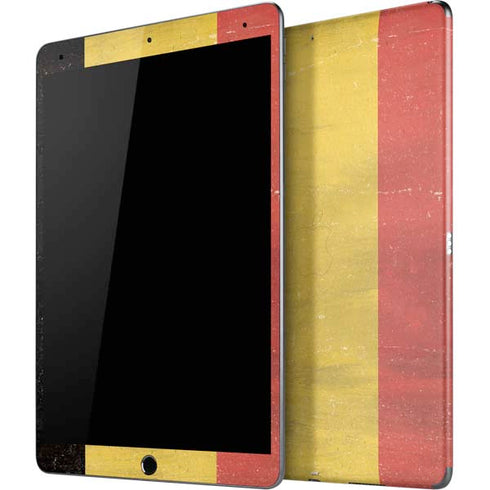 Belgium Flag Distressed iPad Skins