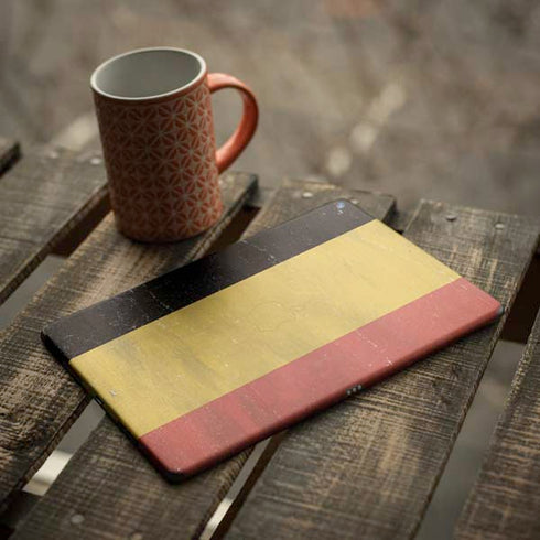 Belgium Flag Distressed iPad Skins