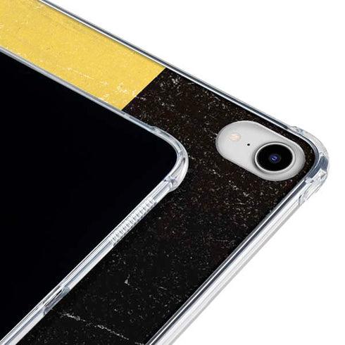 Belgium Flag Distressed iPad 11th Gen (2025) Clear Case