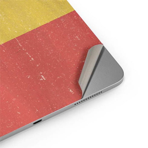 Belgium Flag Distressed Apple iPad Air Skin