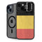 Belgium Flag Distressed iPhone 13 Kickstand Case