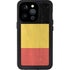 Belgium Flag Distressed iPhone 15 Pro Waterproof Case