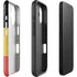 Belgium Flag Distressed iPhone 16 Impact Case
