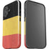 Belgium Flag Distressed iPhone 16 Impact Case