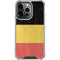 Belgium Flag Distressed iPhone 16 Pro Clear Case