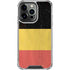 Belgium Flag Distressed iPhone 16 Pro Clear Case