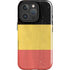 Belgium Flag Distressed iPhone 16 Pro Impact Case